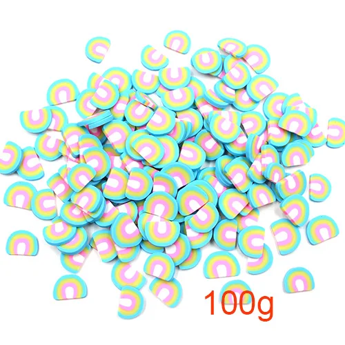 B 100g Happy Monkey 100 г/500 г Fimo Slime добавки поставки милый Полимерная глина Радуга DIY набор для пушистой прозрачной хрустящей слизи глина - Цвет: B 100g