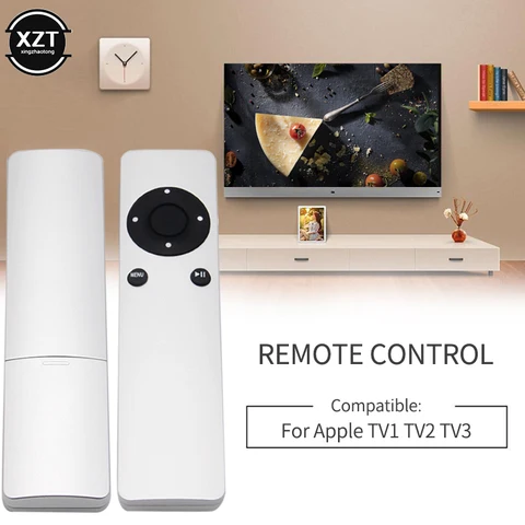 Universal Replacement Remote Control for Apple TV1 TV2 TV3 A1294 A1469 A1427 A1378 TV FR New Chip Strong Compatibility