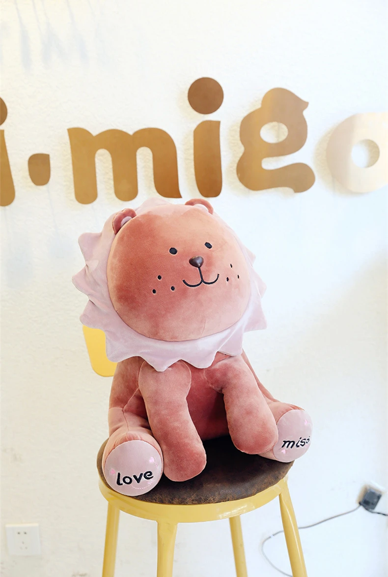 warm appease sunshine lion plush