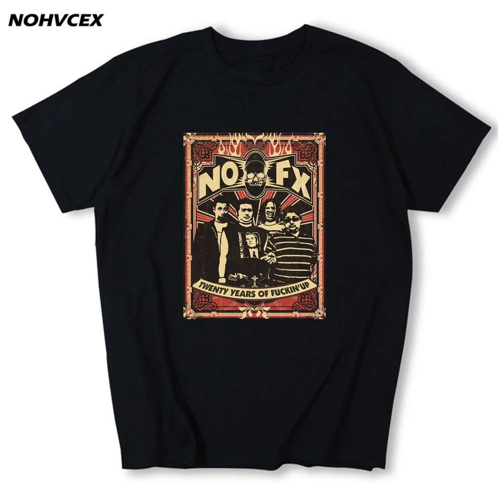 Футболка NOFX Rock N Roll Футболки унисекс одежда забавная футболка топ|Футболки| |