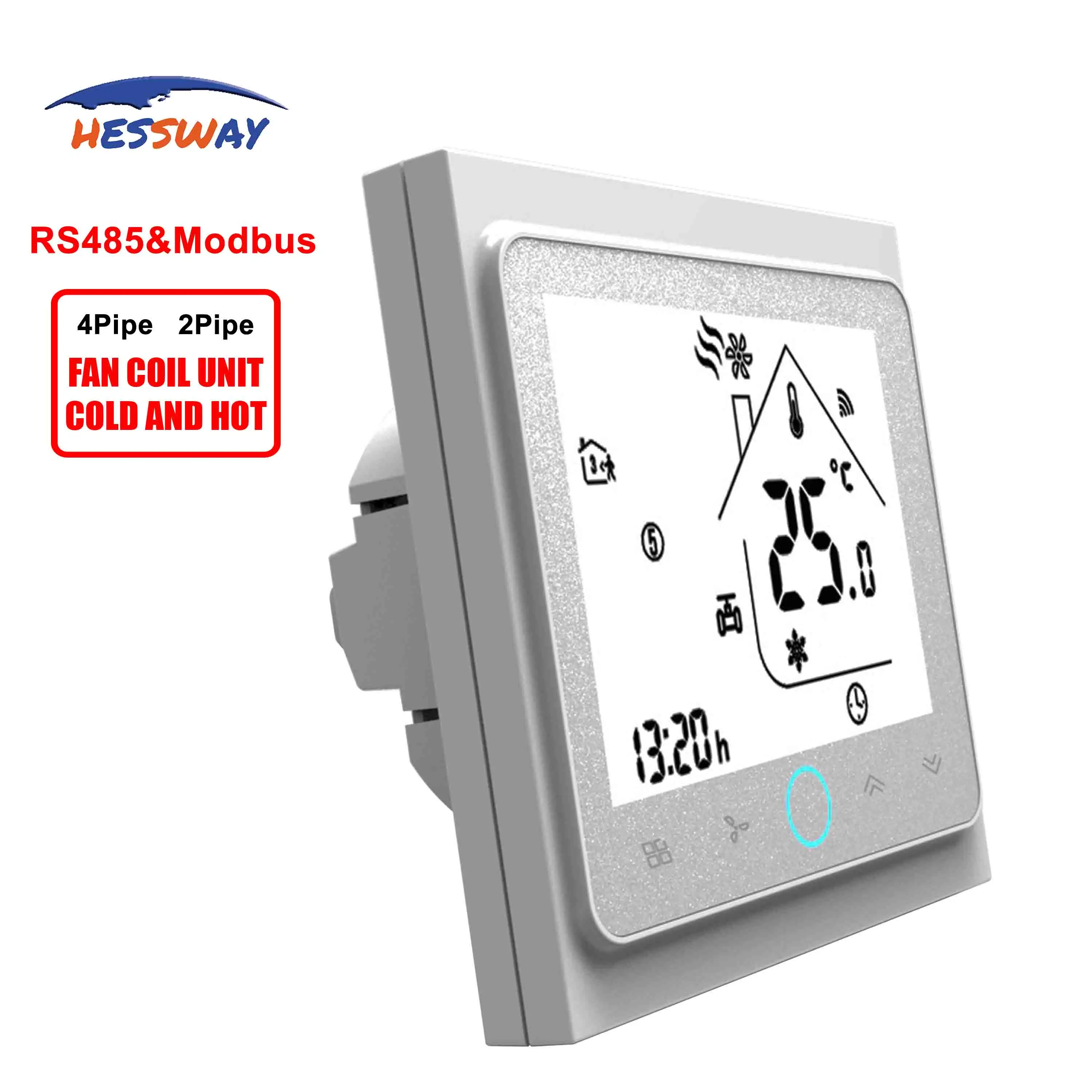 Дистанционный терминал HESSWAY RS485/MODBUS термостат 24 В для 2 труб 4 температура