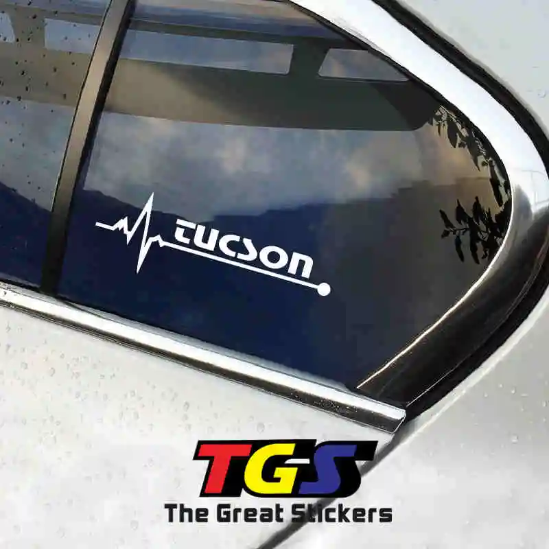 Новая наклейка в виде сердца стикер украшение для окон и дверей hyundai tucson 2005 2006 2007