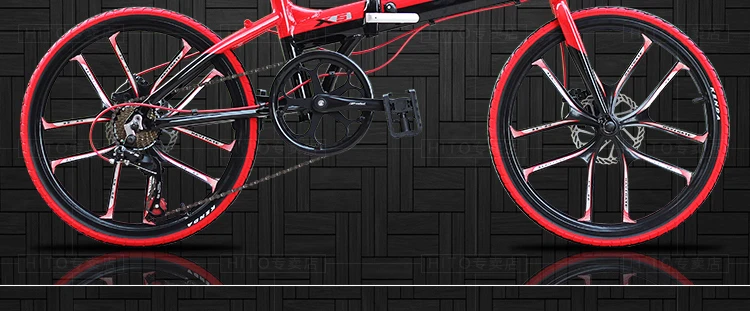 Sale New Brand aluminum alloy 20/22 inch frame 6 speed folding bike outdoor BMX Disc brake bicicletas lady children bicycle 25