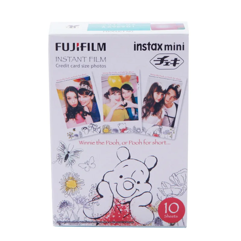 10 листов fuji fujifilm instax mini Color edge fims для instax instant camera mini 7s 25 50s 8 90 фотобумага - Цвет: Bear White