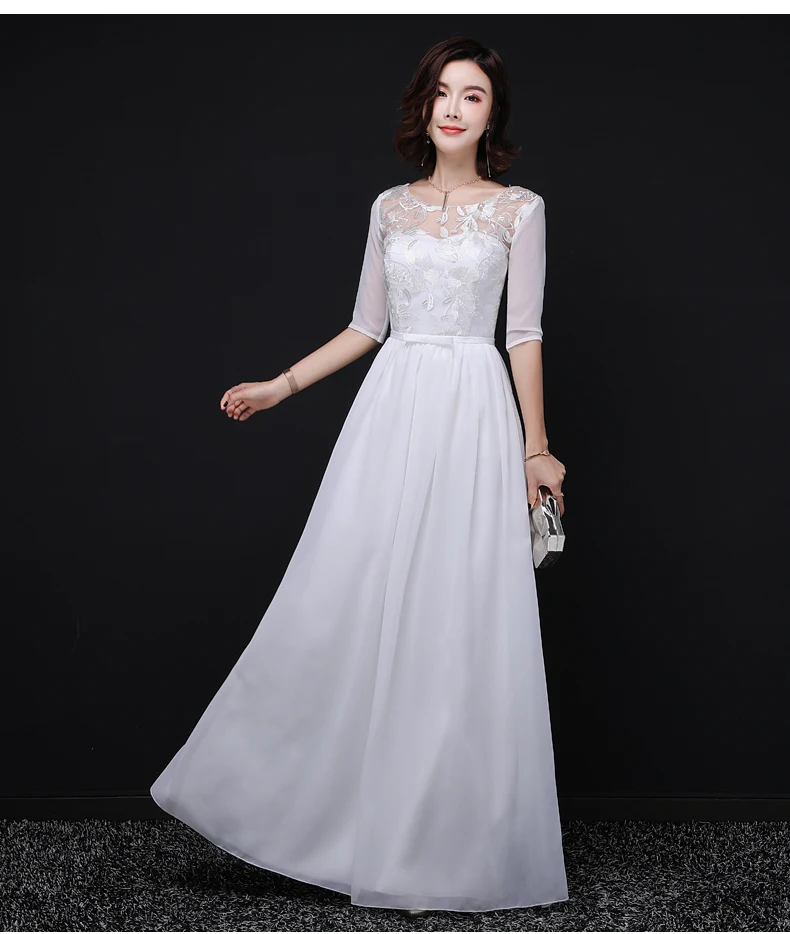 

Burgundy Bridesmaid Dresses Plus Size Elegat Maid of Honor Dresses for Weddings White Long Chiffon Vestido Azul Marino Sexy Prom
