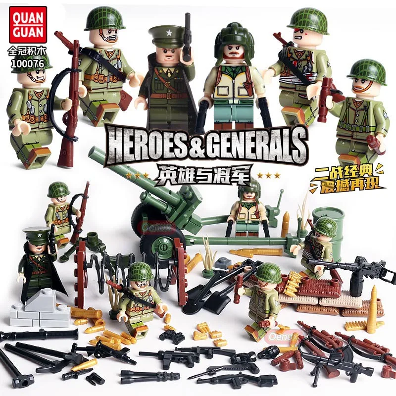

Military Special Forces Soldiers Bricks Figures SWAT Guns Weapons Compatible Armed Building Blocks Kids Toys