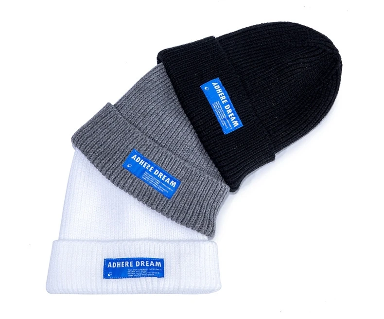 DREAM Beanie Warm Winter Hats For Women Men Caps Accessories Ladies Boys Girls Skullies Funny Knitted Ski Beenie Hats Skullcap