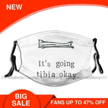 

Skeleton Mouth Face Mask It Is Going Tibia Okay Facial Mask Fashion with Filters for Adult Lovely Mask
