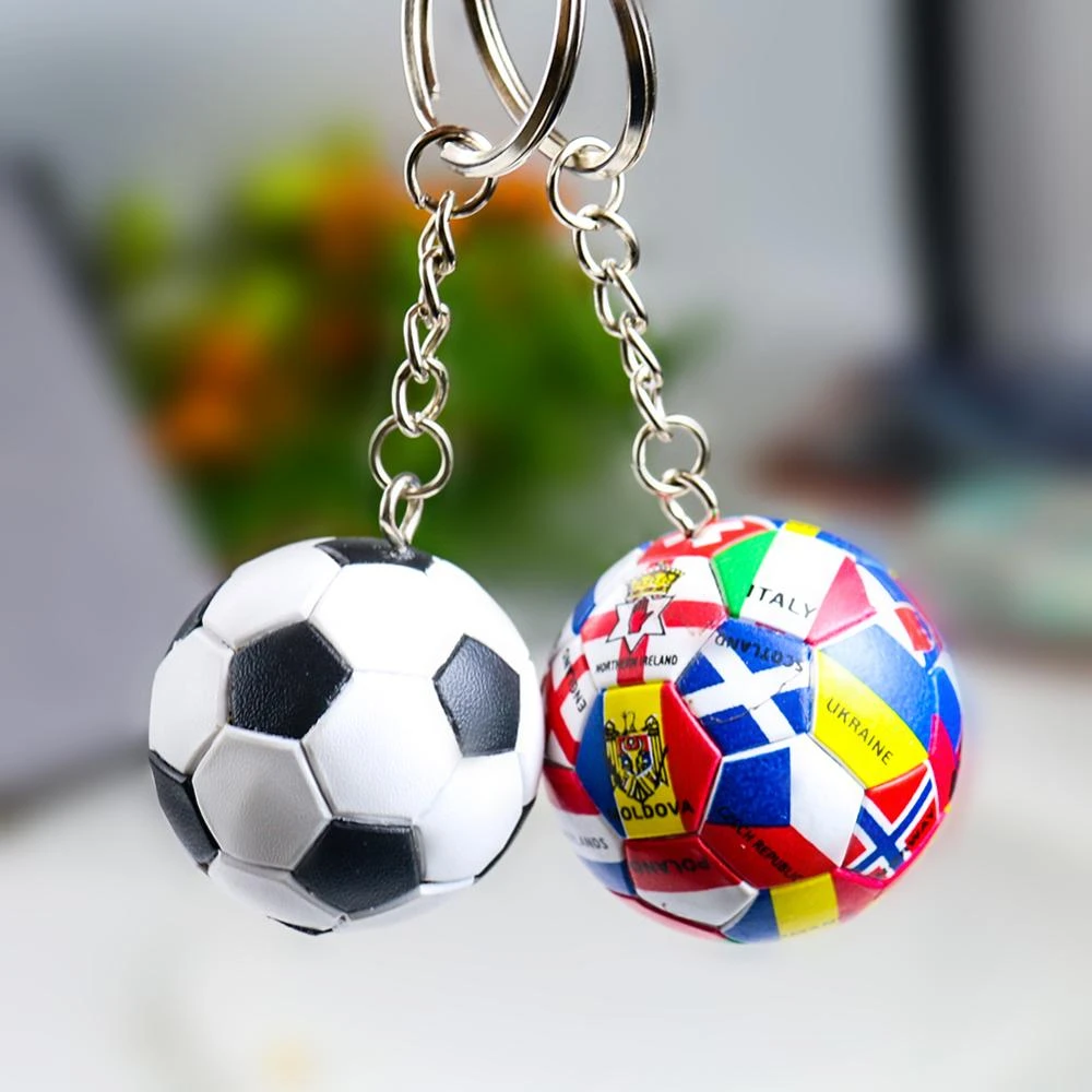 3d世界旗スポーツサッカーキーホルダーお土産puレザーカーキーリング男性サッカークラブファンペンダントボーイフレンドギフトアクセサリー Aliexpress Jewelry Accessories