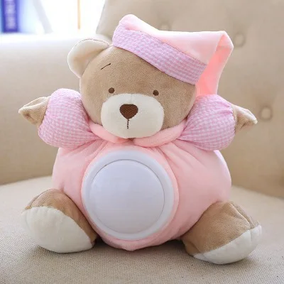 

Creative Plush Toys Pacify Bear Doll Singing Shining Children Gift Infant to Sleep with Doll