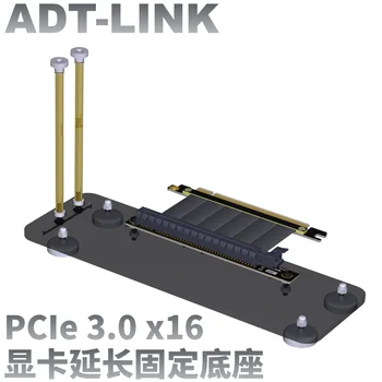 

ADT Graphics Card Sound Card Network Card Pedestal Board Card Extended Upright PCI-E 3.0x1x16 Riser Extension Cable Rubber R33SH