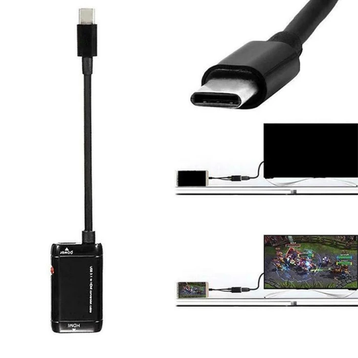 Тип-c HDMI конвертер Кабель USB3.1 MHL адаптер для Android телефонов планшетов SD998