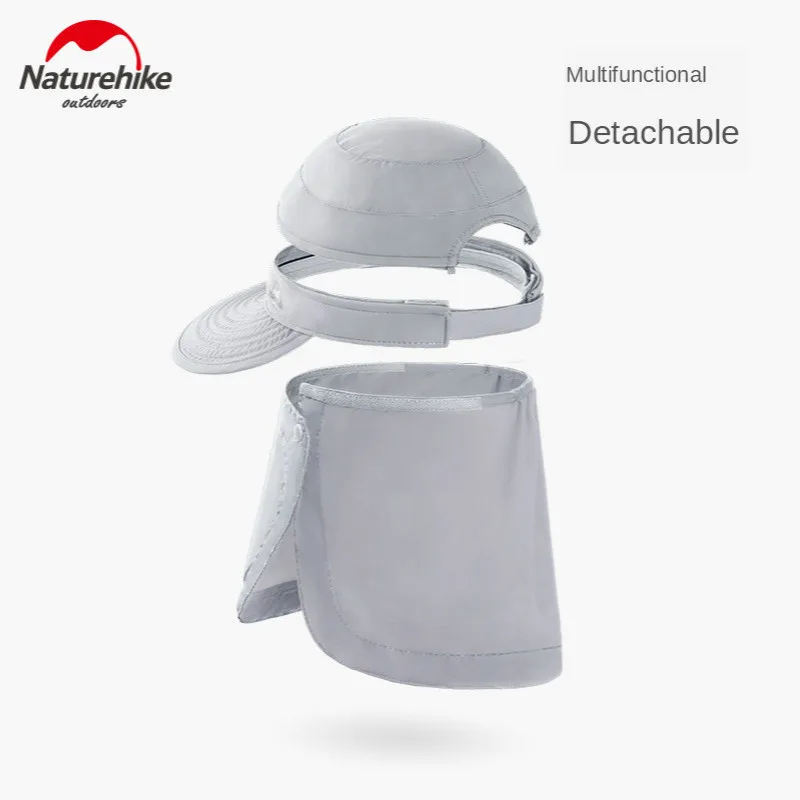 Многофункциональная отсоединяемая Рыбацкая шапка Naturehike 4 способа ношения Пустой Топ защита от солнца