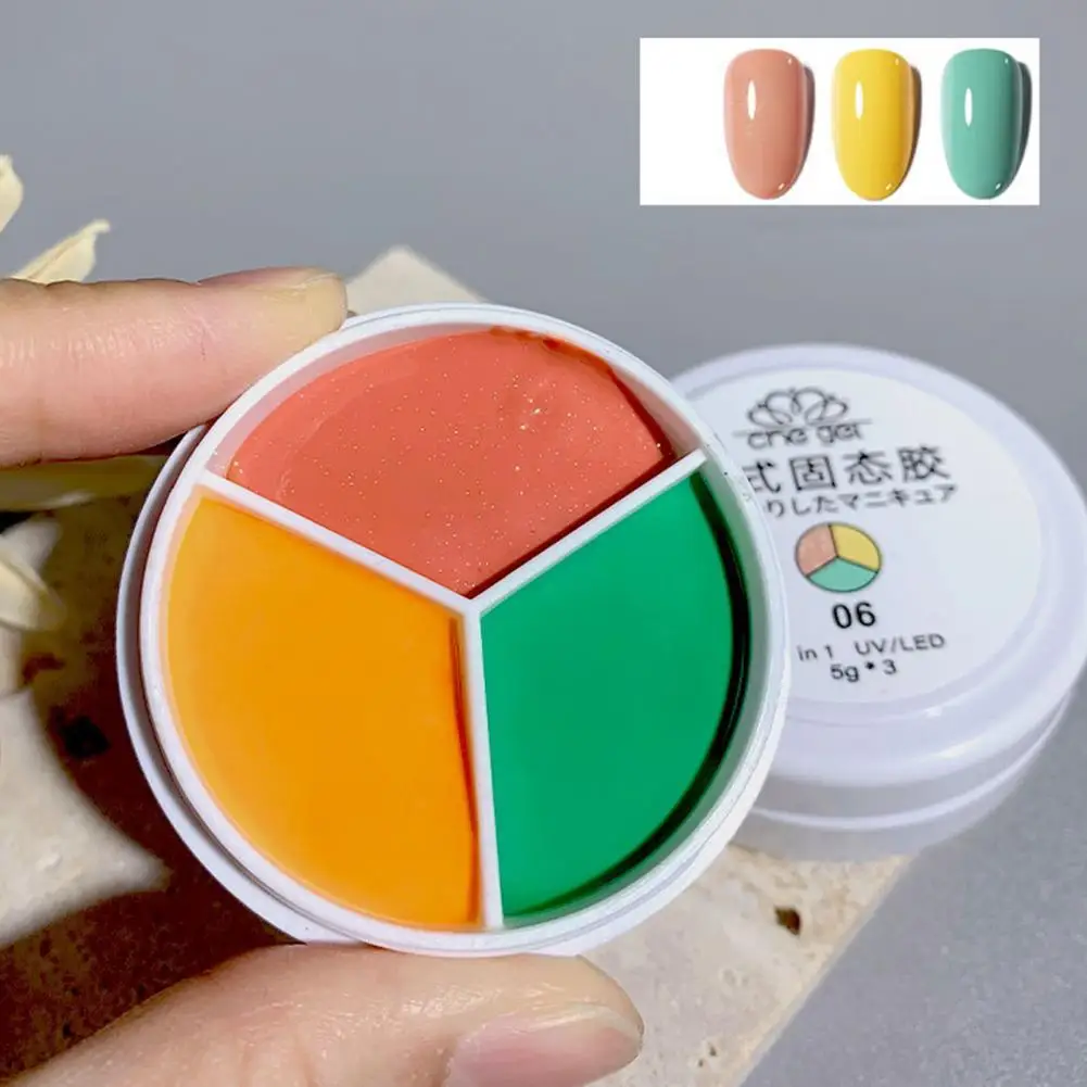 15ml Nail Gel Polish Persistent Effect Nail Art Gel Soild Cream Gel Mud