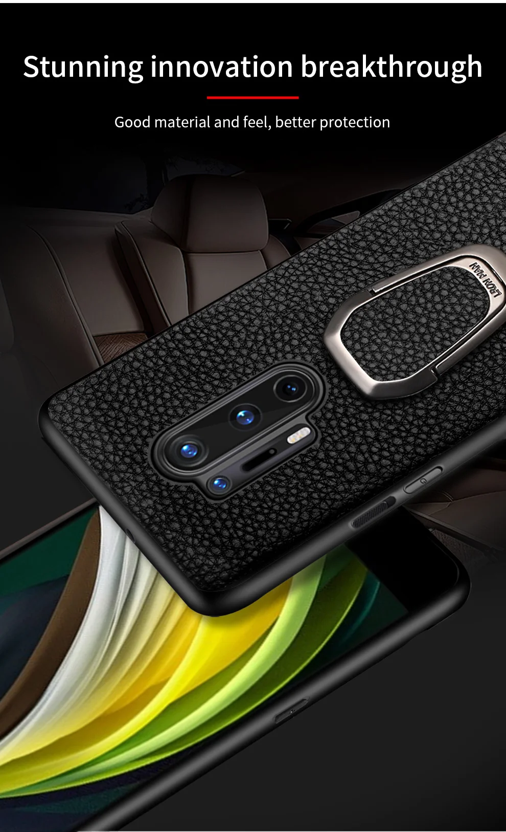 LANGSIDI Magneic ring phone case For oneplus 8 9 PRO 7 7T 8PRO 8T nord 2 N10 N100 ONE PLUS 9R 6 6T Genuine leather cover funda LANGSIDI Magneic ring phone case For oneplus 8 9 PRO 7 7T 8PRO 8T nord 2 N10 N100 ONE PLUS 9R 6 6T Genuine leather cover funda