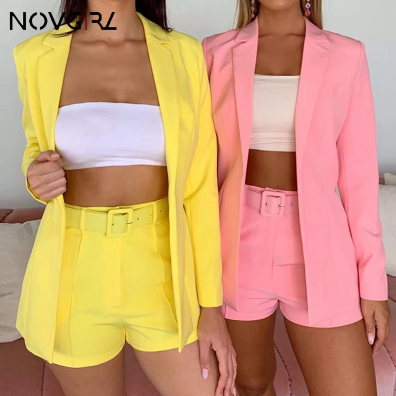 Novgirl/комплект из двух предметов спортивный костюм для деловой женщины комплект