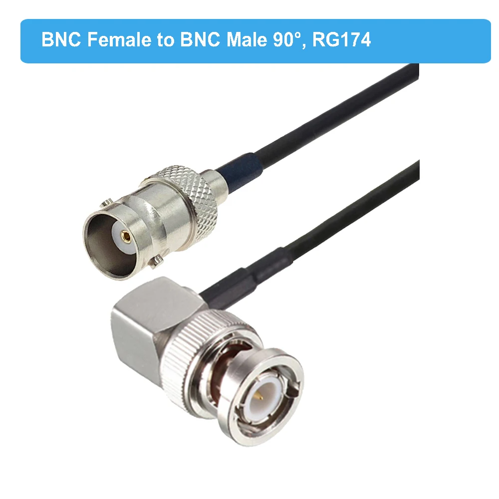BNC female bulkhead jack to UHF male PL259 pigtail cable RG58 50cm for ham radio CCTV NEW Good Quality Fast USA Shipping