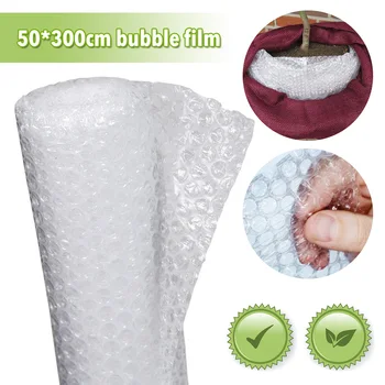 

Winter Transparent Protective Film 50 x 300cm Bubble Wrap Bubble Wrap Antifreeze Container Plant Cold Pot Packaging Material