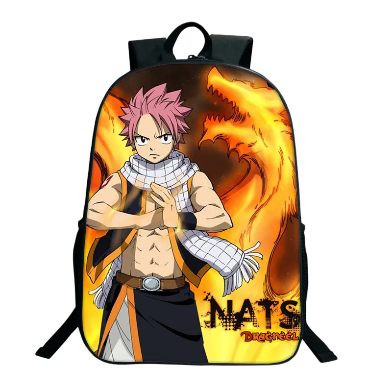 

Hot Anime Fairy Tail Backpack for Teenage Boys Girls Laptop Knapsack Fashion Student Cartoon Backpacks Cool Pattern School Bags