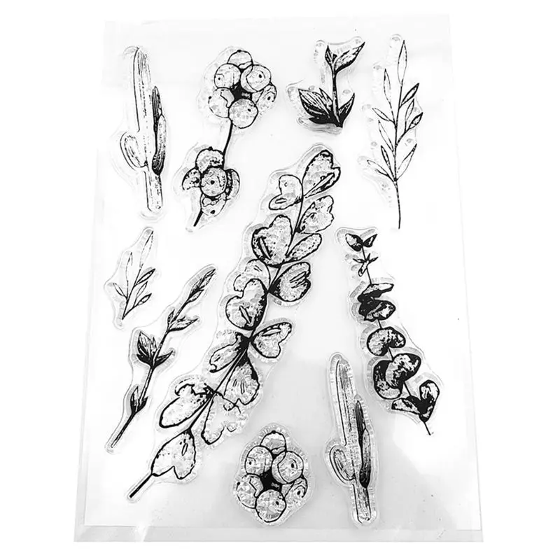 

Flower Silicone Clear Seal Stamp DIY Scrapbooking Embossing Photo Album Decorative Paper Card Craft Art Handmade Gift