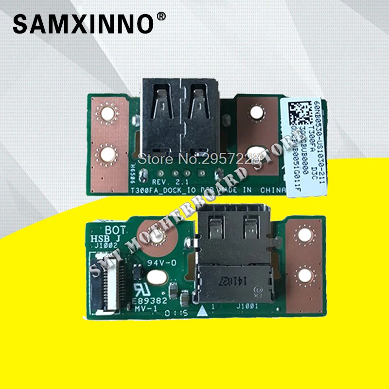 Для For Asus T300 T300F T300FA T300FA-dOCK-IO PCB ноутбук аудио USB IO Плата интерфейса хорошо