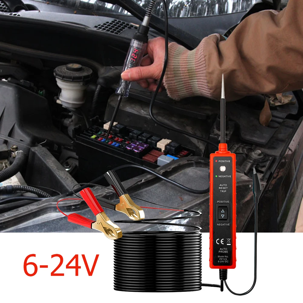 Professional Power Probe Circuit Tester Car Monitor Pen Electrical Current Voltage Device Automobiles Accessories