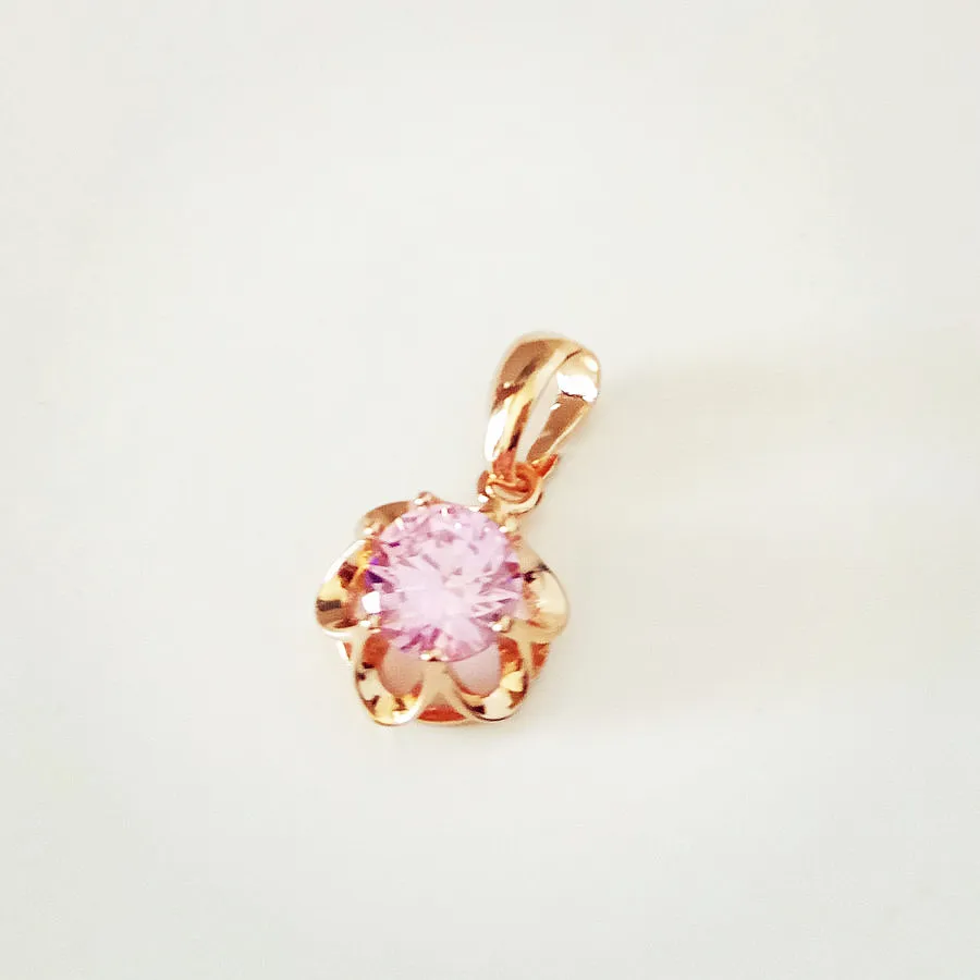 Модные кулоны новые женские ювелирные изделия цвета розового золота роскошные