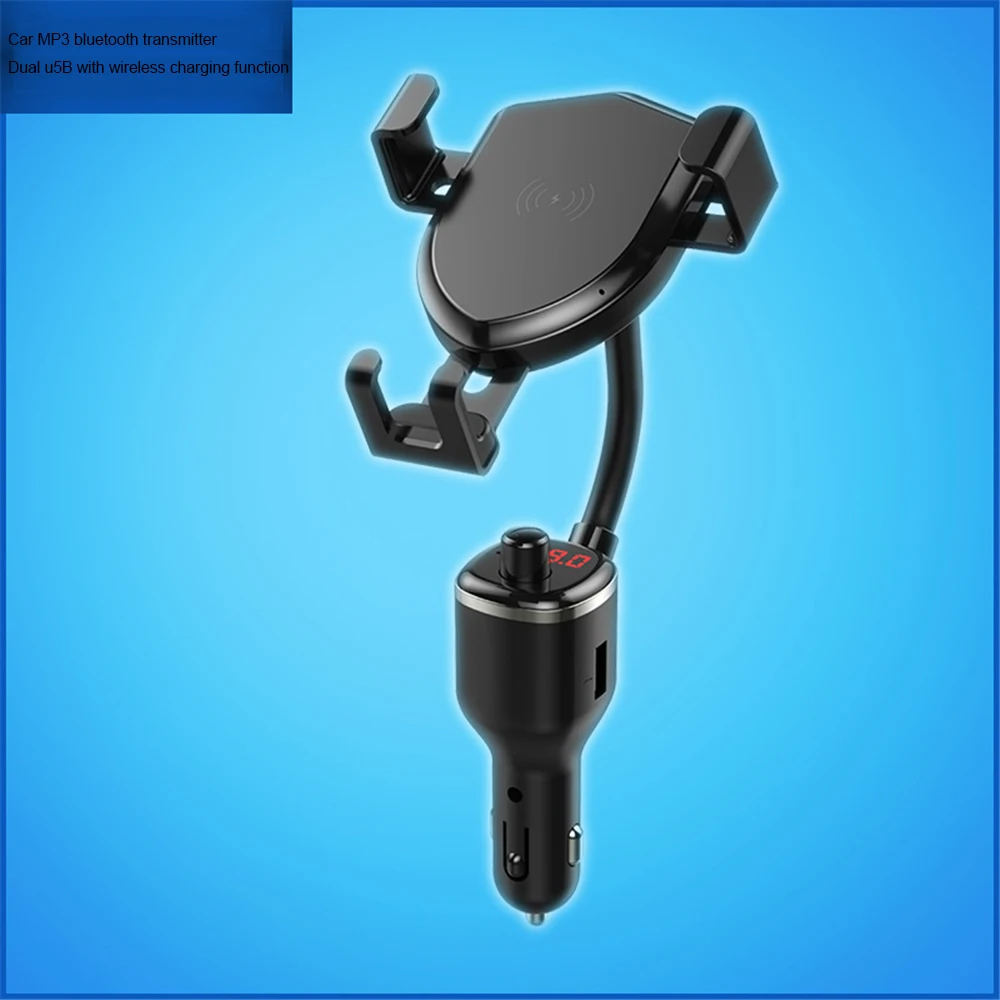 NEW HOT SALE Bluetooth 5.0 EDR Car Wireless Charge With Holder MP3 Player FM Transmitter Dual USB Charger 5V 2.4A 5