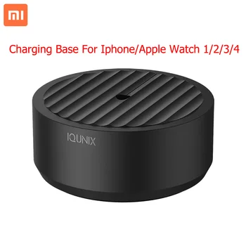 

Xiaomi For Apple Watch Base Aluminum shell Vertical placement Non-slip silicone iQunix Candy For iPhone watch 1 2 3 4 charging