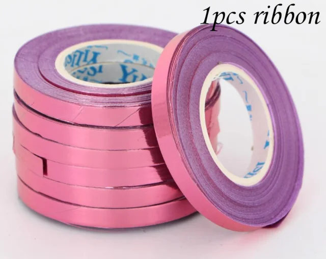 1pcs ribbon 10 шт. розовые и золотые воздушные шары набор конфетти хром шар День рождения деко вечерние украшения свадебные юбилей глобалы металлик - Цвет: 1pcs ribbon