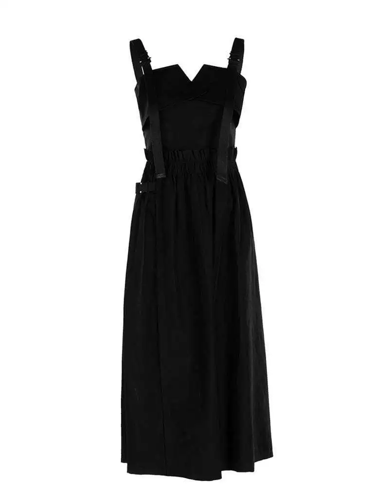 Punk Rave Women's Square Neck Slip Dresses With Adjustable Straps PQ-683LQ Asian Size(XS-XL
