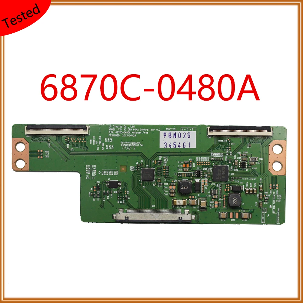 6870C 0480A T CON Board оборудование для бизнеса Placa TV LG сменная карта дисплея V14 42 DRD 60Hz Control_Ver0.3 0480A|Печатные платы| |