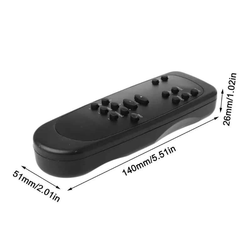 Black Black Plastic Remote Control Controller Replacement for Logitech Z5500 Z-5500 Z5450 Z-5450 Z680 Z-680 Computer System