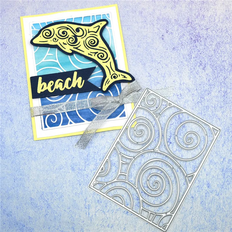 

InLoveArts Circle Background Frame Dies Metal Cutting Dies for Card Making Scrapbooking Dies Embossing Cuts Stencil 2019 Dies