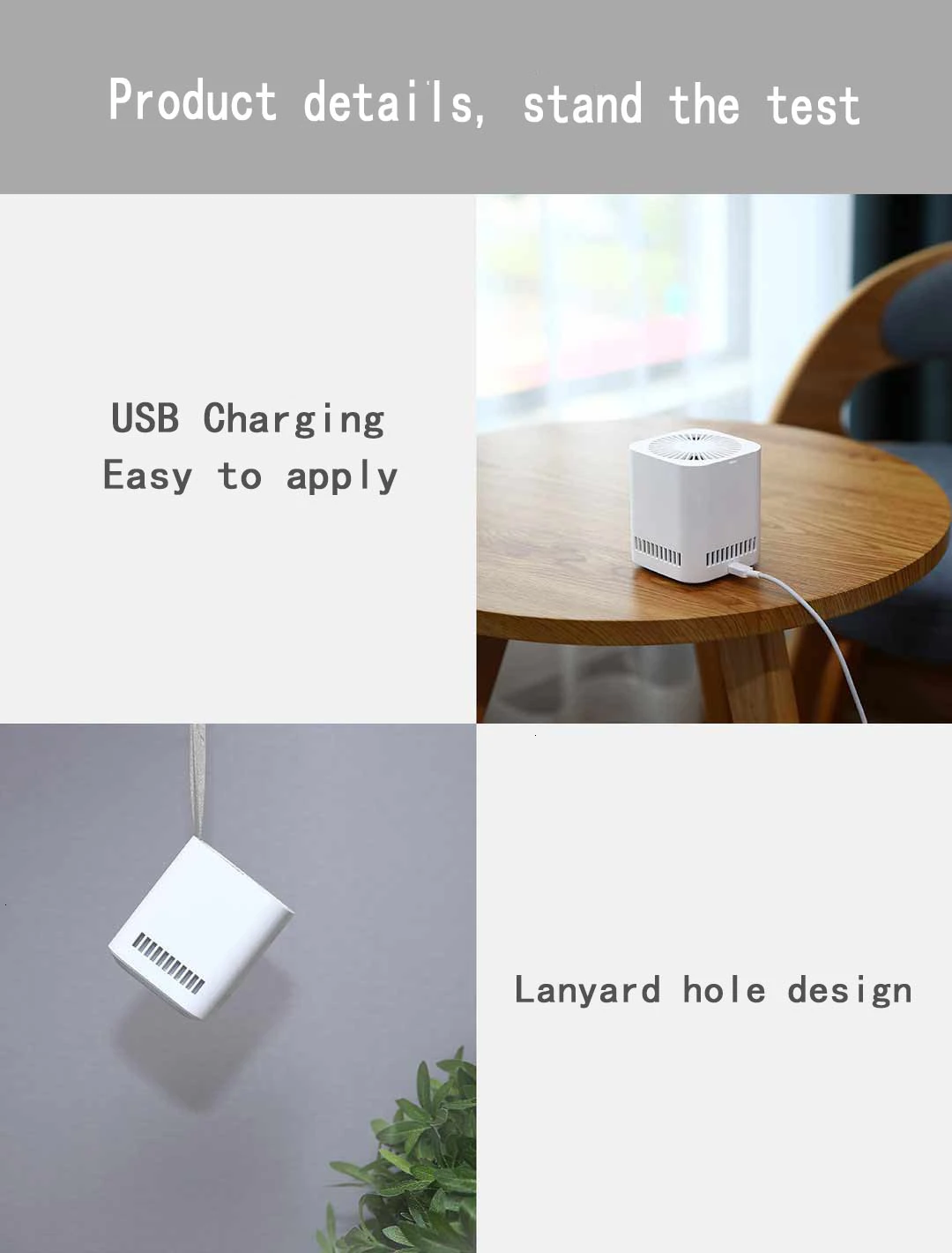 Mijia Mini Воздухоочистители фотоэлектрический катализатора удаления формальдегида Lingwu Беспроводной GCCMCQB89-2000 Портативный очиститель