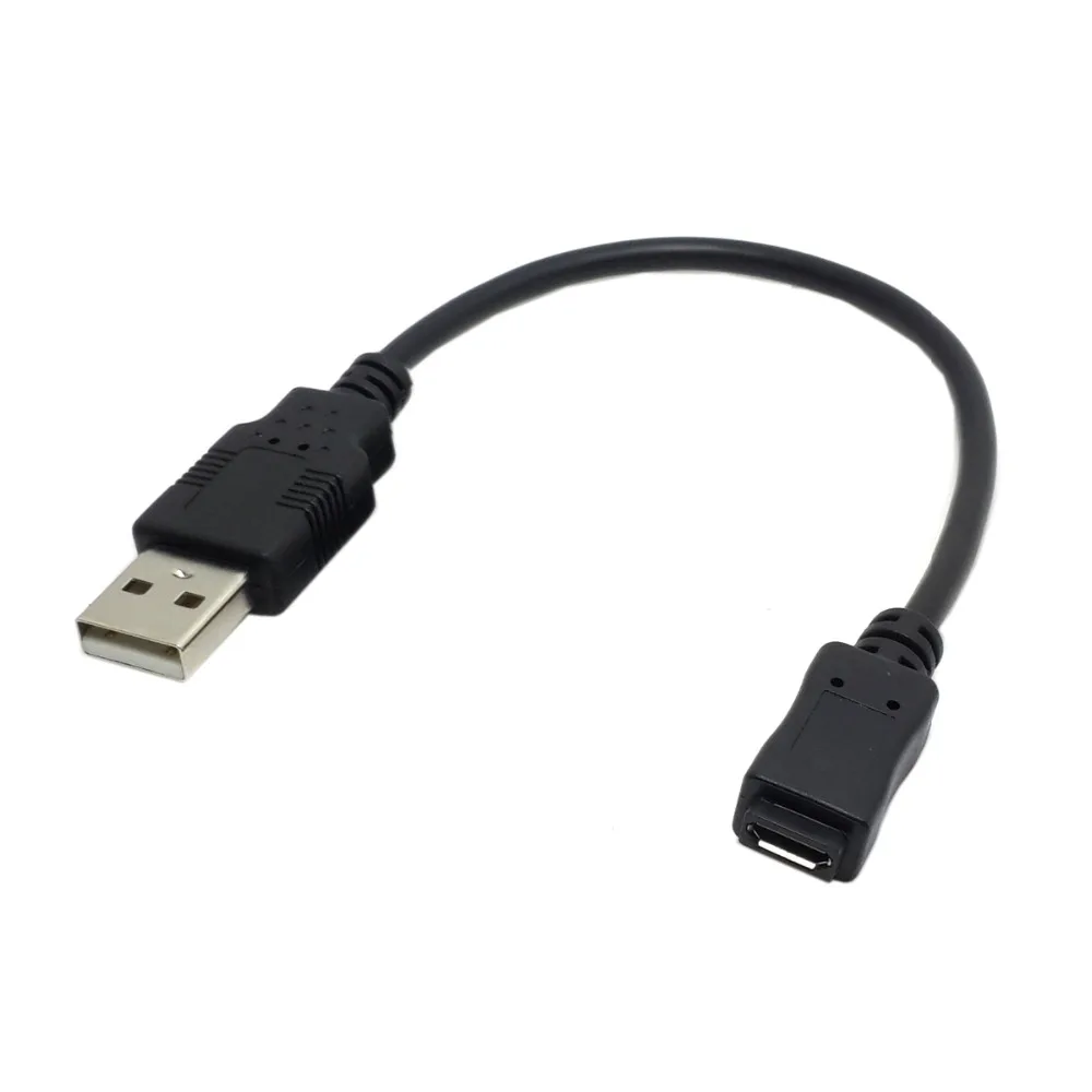 Кабель-удлинитель CY Micro USB Тип B 5-контактный разъем мама к 2 0 папа | Компьютеры и