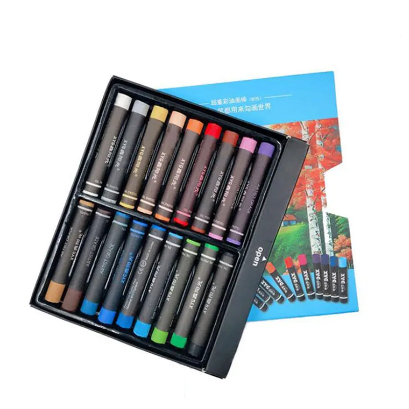 12 цветов мелок масляная пастель для детского рисования студенческий эскиз подарочный набор детский инструмент для рисования инструмент для граффити студенческий цветной маркер