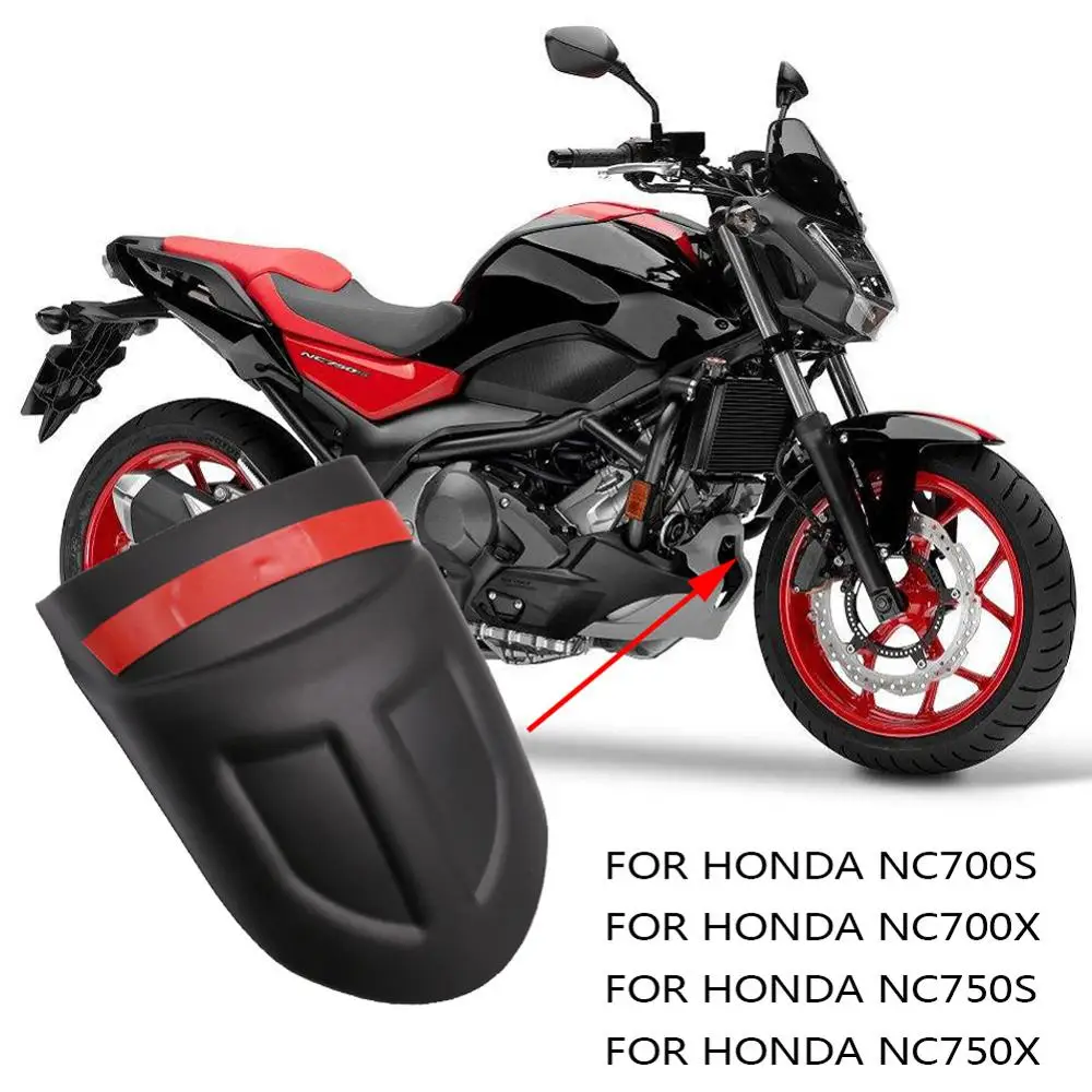 Мотоциклетный черный Передний брызговик удлинитель заднего крыла для Honda NC750X NC750S