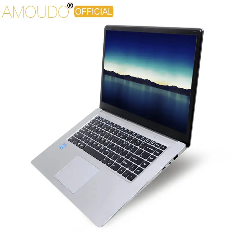 Amoudo 15.6inch 1920*108P IPS Screen Intel Quad Core CPU 4GB Ram 64GB Rom Win10 Laptop Notebook Computer