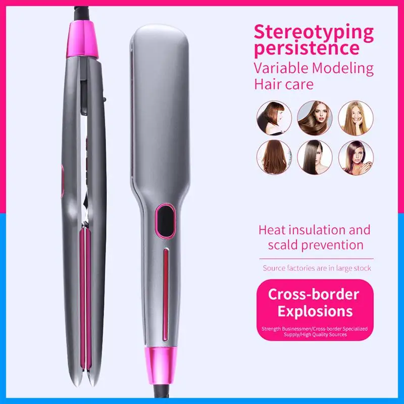 

Professional Tourmaline Ceramic Hair Straightener 10s Fast Heating Persistence Styling Straightening Irons Heating Plate
