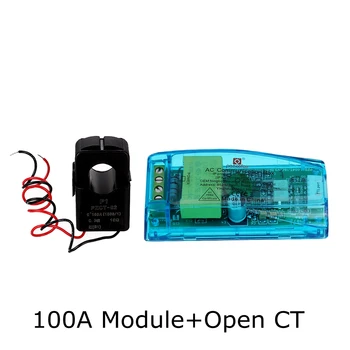 

NEW PZEM-004T Update AC Communication Box Power Energy Watt Meter Volt Amp PF Frequency Kwh Voltmeter 100A Module+Open CT