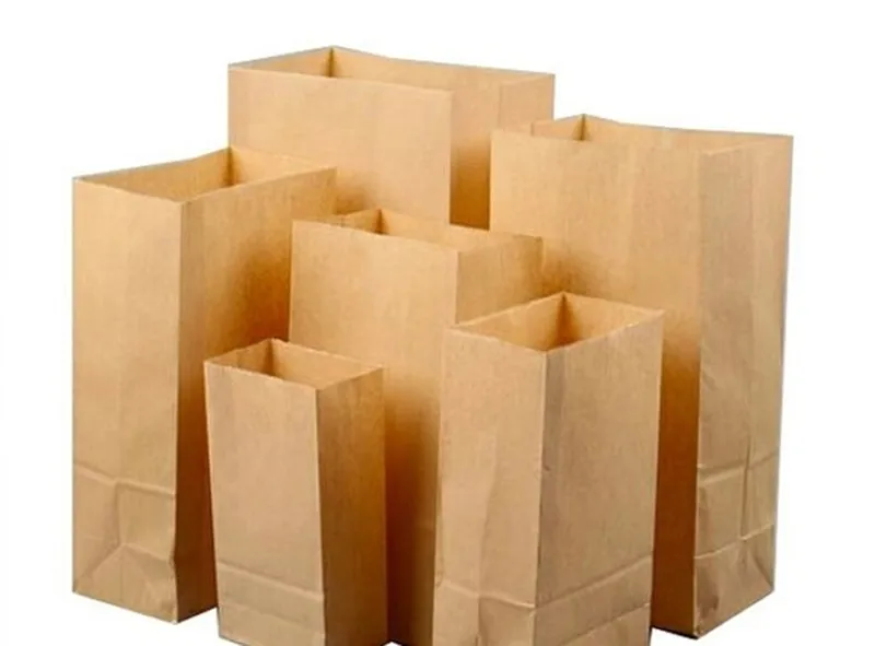 Крафт-Бумажные пакеты коричневая бумага индивидуальные пищевые подарочные пакеты Сэндвич Хлеб сухофрукты печенье выпечка конфеты упаковка вынуть мешки