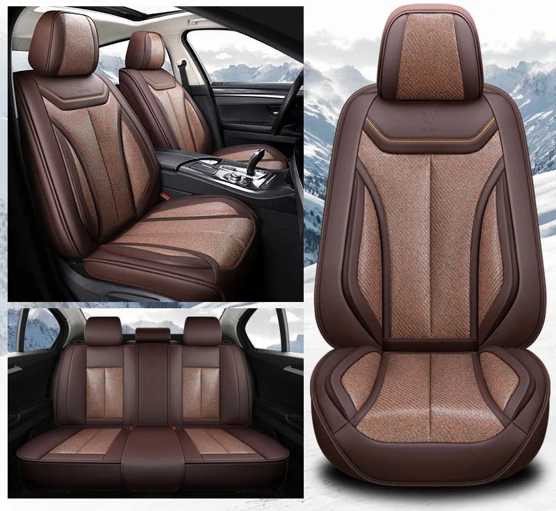Leather car seat cover set universal for BMW 4 series 420i 428i 430i