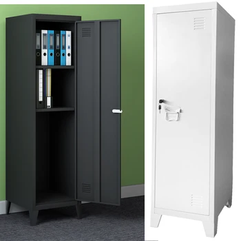

Panana office Cabinet Home Study Standing Filing Storage Cabinet Office Storage High Metal Cabinet 1 Door 3-Tier