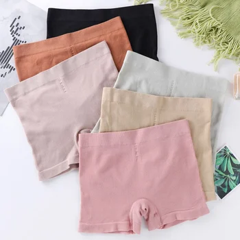 

Girls Boyshorts seamless cotton Teens safety shorts female Underwear intimates Women safty Panties underpants ladies boxershorts