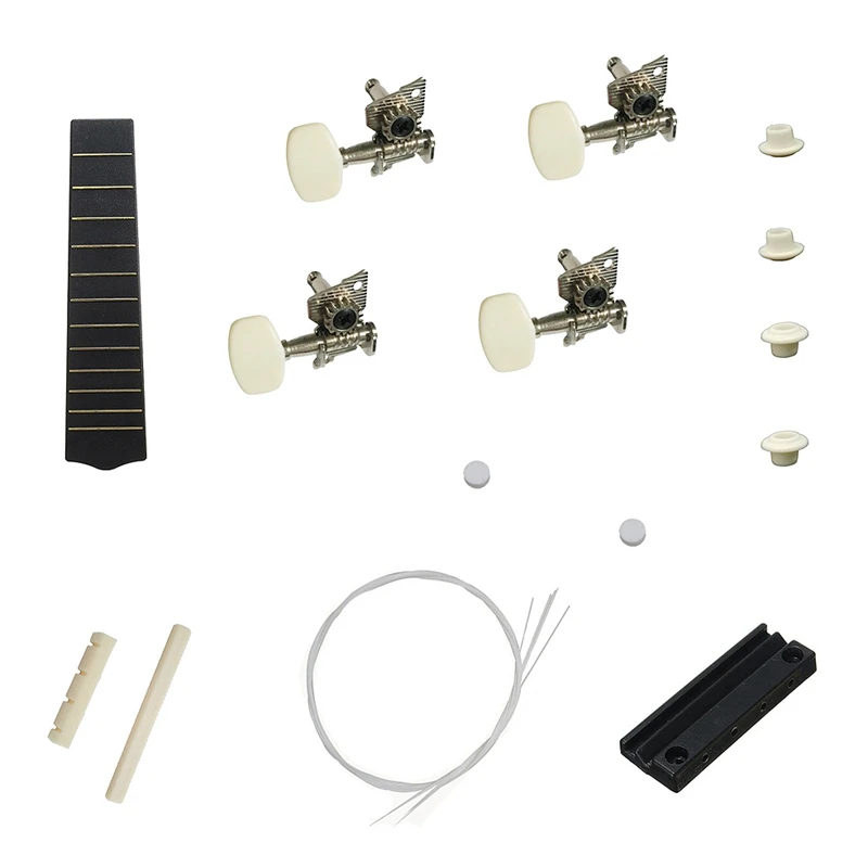 Дети сопрано укулеле Diy Kit 21 дюймов липа 4 струны Гавайская гитара для картина