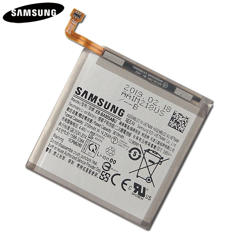 Аккумулятор для телефона EB-BA905ABU для samsung Galaxy A80 A90 сменный аккумулятор 3700 мАч