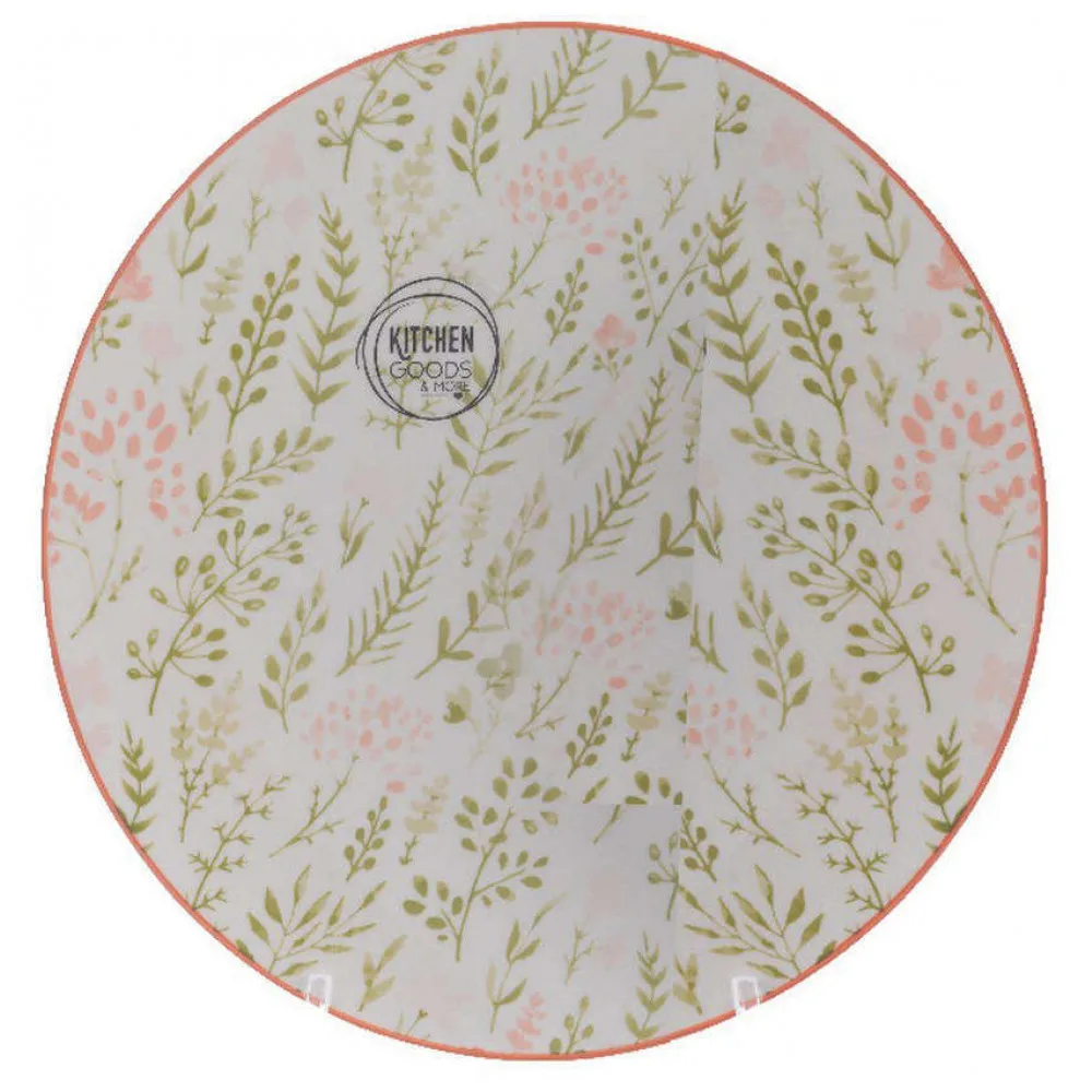 Тарелка обеденная Kitchen Goods, зеленая, 27 см