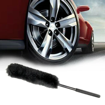 

3Pcs Car Detailing Brush Cleaning Natural Plastic Hair Brushes Auto Detail Tools Product Wheel Dashboard Auto Accessories