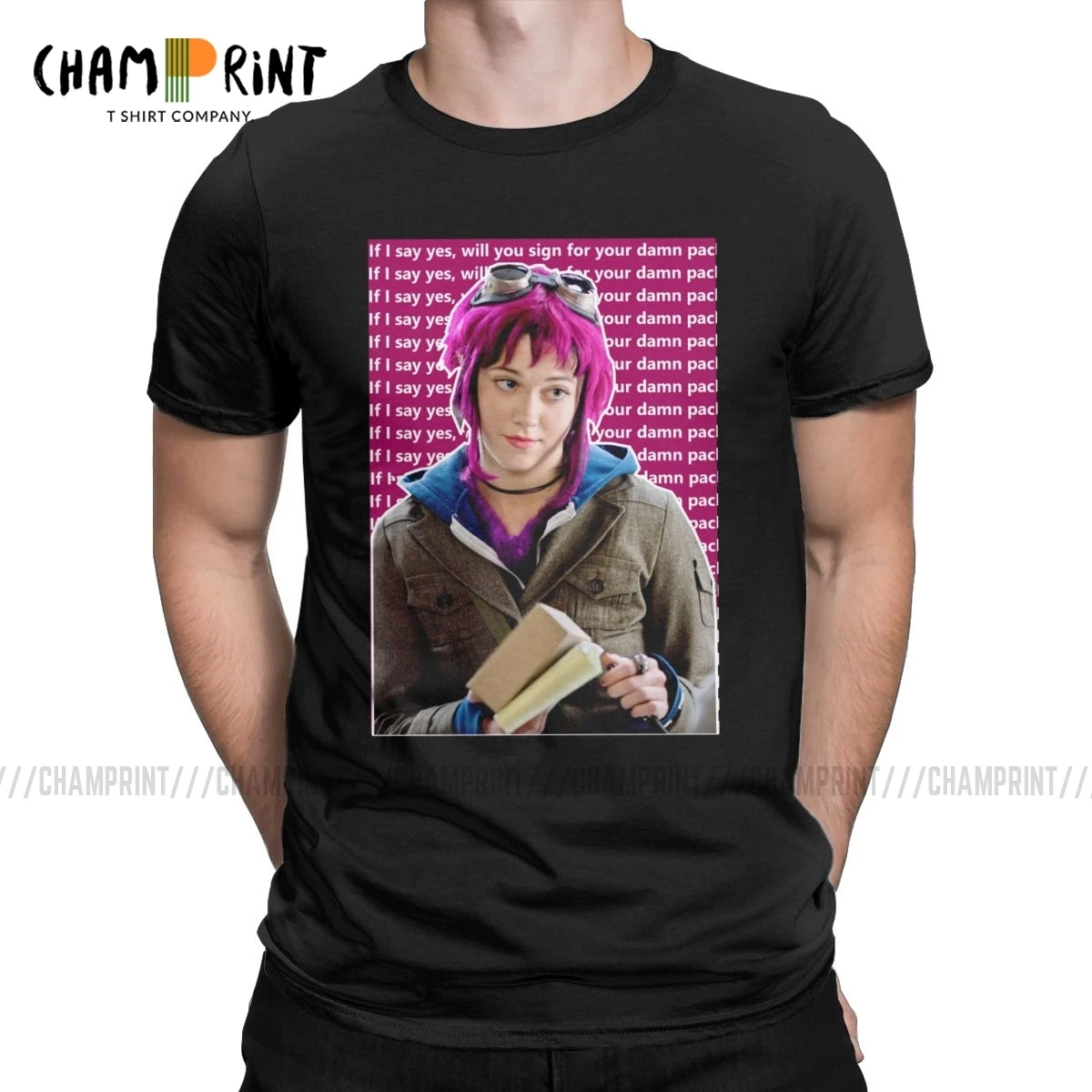 Ramona Flowers T shirt Pria Scott 